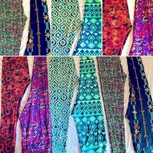Set of 6 LuLaRoe TC Leggings